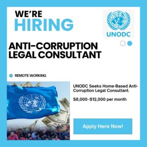 UNODC Anti-Corruption Legal Consultant