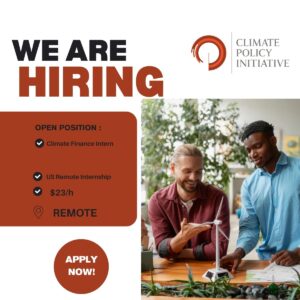 Climate Finance Intern (Remote, U.S. or Hybrid: San Francisco/Washington D.C.