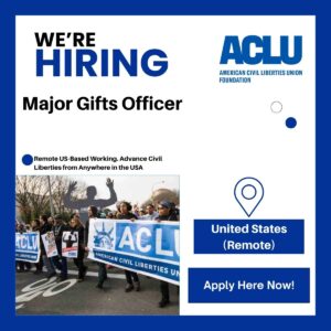 Major Gifts Officer