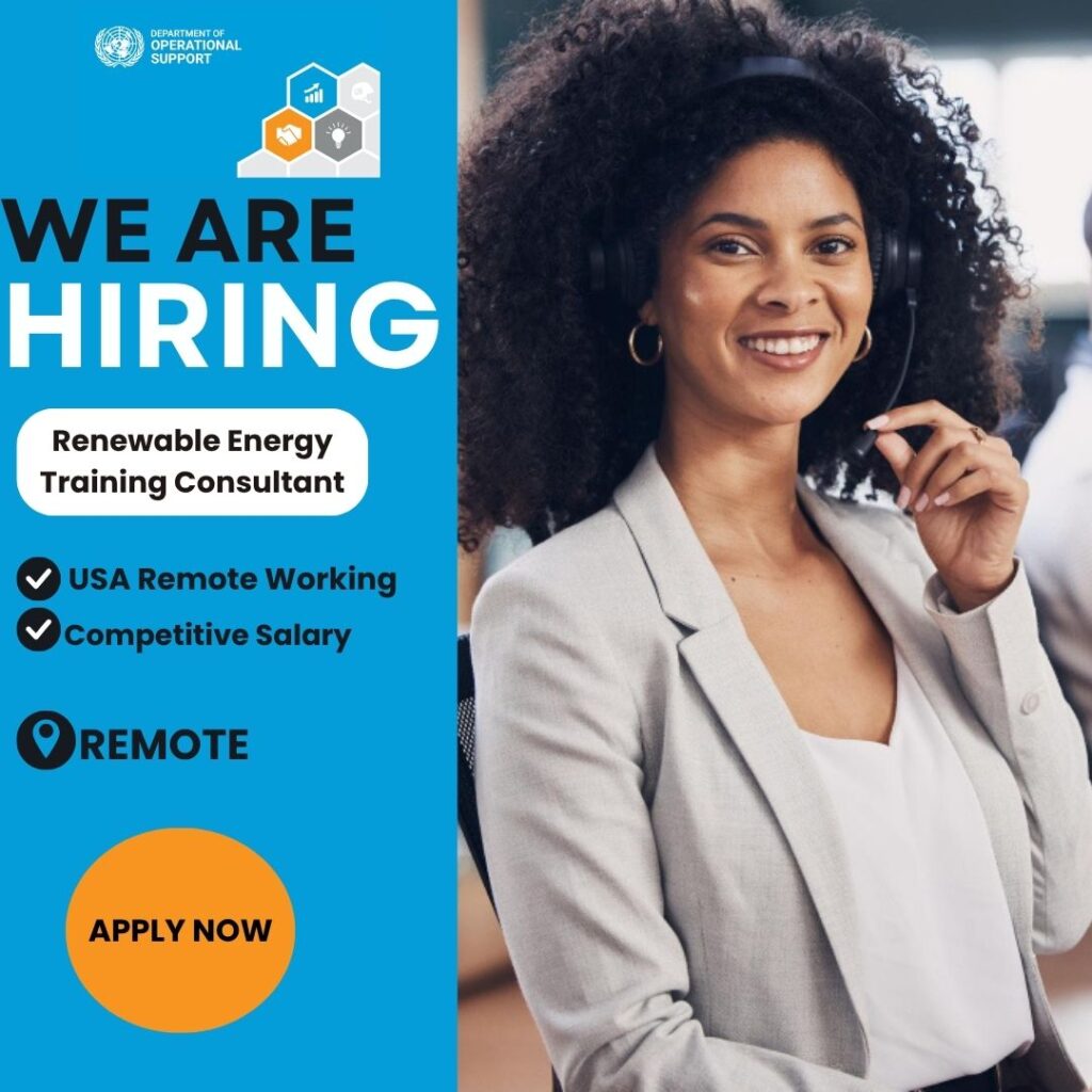 Remote Renewable Energy Training Consultant