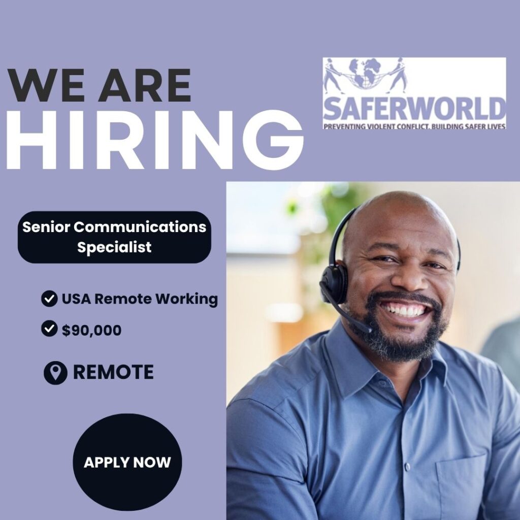 Remote Senior Communications Specialist