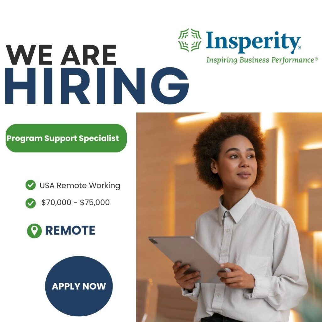Remote USA Program Support Specialist